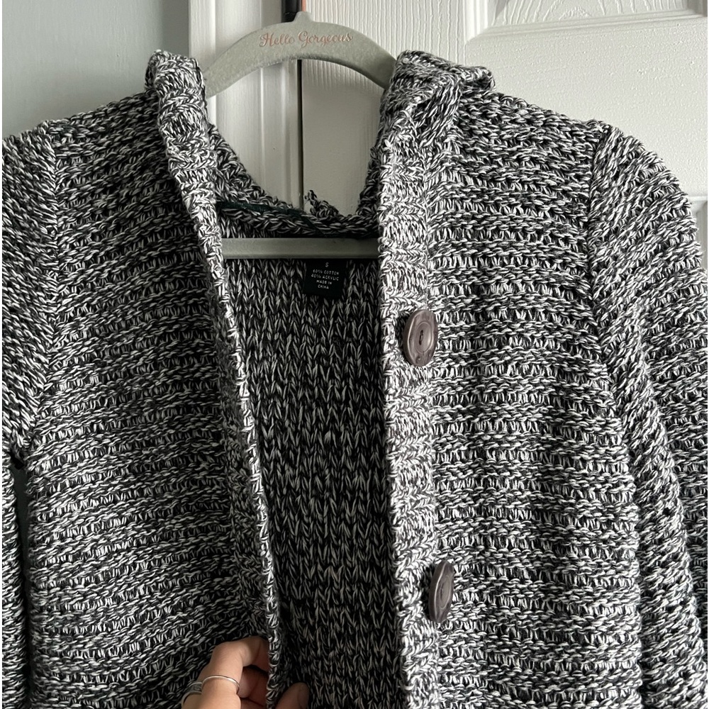 Cardigan Grey Sweater